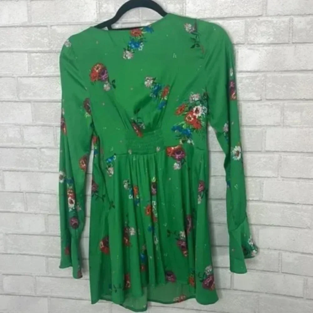 NWT Free People Run Around with Me Tunic Green - Picture 10 of 14